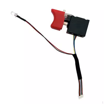 Замена металлического аккумулятора, триггер управления скоростью сверла, переключатель мощности вала электрического ключа