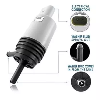 Замена мотора насоса омывателя лобового стекла для технического обслуживания омывателя оконного инструмента для 67126934159