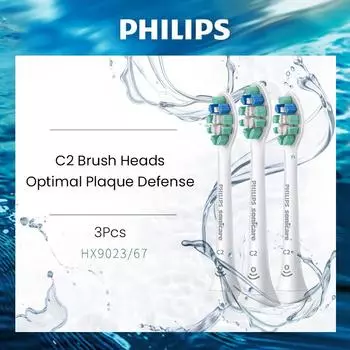 Замена насадки щетки Philips HX9023 белый