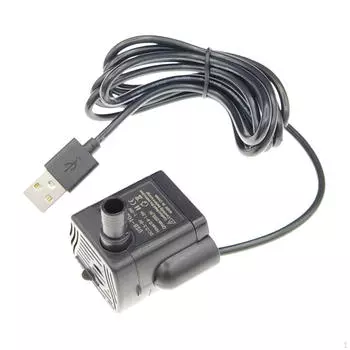 Замена насоса для фонтана с водой для кошек, бесшумный дозатор для питья, мини-дренаж для домашних животных