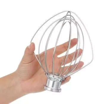 Замена нержавеющей стали для миксера KitchenAid 5K45/5KSM150 с насадкой-насадкой серебряный