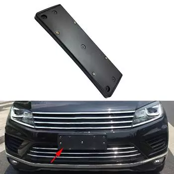 Замена номерного знака переднего бампера автомобиля для VW Touareg 2016 2017 2018 7P6807287H Автоаксессуары CHINA