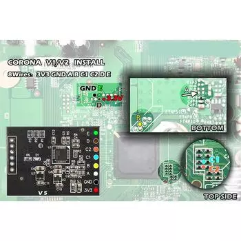 Замена печатной платы игровой консоли для Xbox360 ACE V5 Console Host Ремонтная деталь Игровые аксессуары Адаптер печатной платы