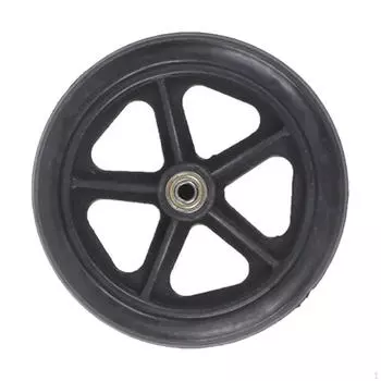 Замена переднего колеса инвалидной коляски Противоскользящие Легко устанавливаемые ролики для коляски 6inch