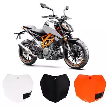 Замена передней именной номерной пластины для SX SXF XCF 125-525 EXC 350 450 530 XCW XCF Dirt Bike чёрный