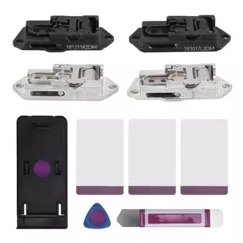 Замена петель для ноутбука Pro 5 Pro 6 Pro 7, металлический левый и правый шарнир, подставка для ноутбука Mo Black