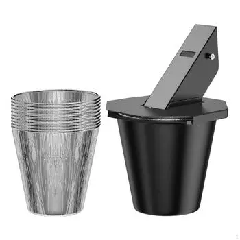 Замена поддона для сбора жира для гриля 1,6 ширина квадратной трубы Содержите в чистоте и порядке Поддержка бокового слива Фольга