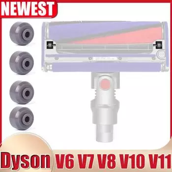 Замена подошвы колеса для пылесоса Dyson V6 V7 V8 V10 V11 20 Вт и 30 Вт Мягкая роликовая чистящая головка