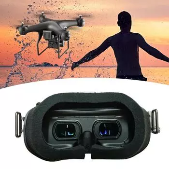 Замена прокладки для очков FPV V2, губчатая маска для глаз, лицевая пластина, сменная накладка на глаз, утечка света