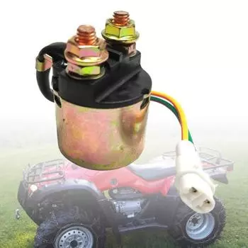 Замена реле соленоида стартера легкая установка стартер мотоцикла цвета античной латуни