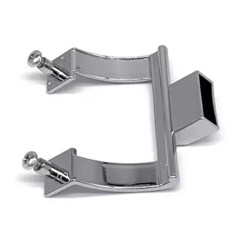 Замена ручки душевой двери из цинкового сплава, расстояние между отверстиями для винтов 2 дюйма, кронштейн-вешалка для полотенец для ванной комнаты для душевых дверей или ограждения ванны