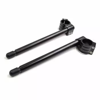Замена руля Karun CNC Aluminum mm для Honda NSR 250 CB 750 Nighthawk ZX6R Yamaha TZR250 Universal Cafe Racer Tilt Angle Bar Assembly Black чёрный