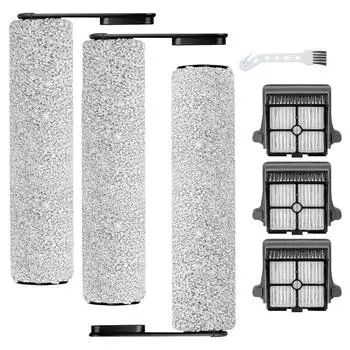 Замена щеток и фильтров для беспроводных пылесосов Tineco Floor ONE S6 и S7 Pro серый