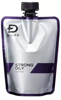 Замена шампуня Scalp D, сильный жирный, для очень жирной кожи, аминокислоты, сделано в Японии, 350 мл, Anfa, мужской квази-препарат
