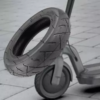 Замена шин для электроскутера, противоскользящие износостойкие резиновые шины 10x2.125