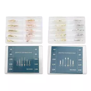 Замена стрелок часов для кварцевого механизма 2035 PC21 SL68, набор металлических стрелок часов Rose Gold