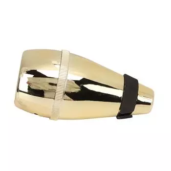 Замена сурдины для трубы Мини-сурдина из АБС-пластика Полностью закрытая Трубные аксессуары Серебристый золотой