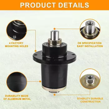 Замена узла шпинделя газонокосилки, простая установка, высокая производительность 037-6015-50 для Pup 48 52 60