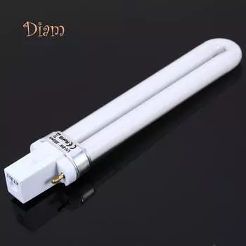 Замена водки U-образная 9 Вт УФ-светодиодная лампа для сушки ногтей Световая трубка для маникюрного аппарата