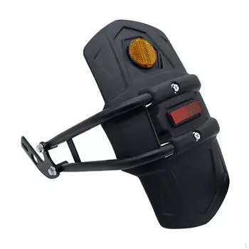 Замена заднего грязевого щитка мотоцикла и кронштейна. Простая установка. Black