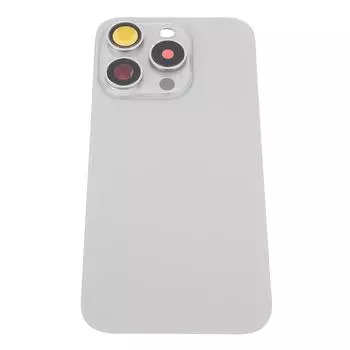 Замена задней стеклянной крышки для телефона 15 Pro Задняя крышка с объективом камеры и набором для ремонта клея серый