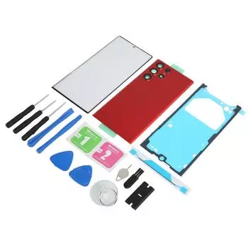 Замена задней стеклянной крышки, передней внешней стеклянной крышки экрана с помощью профессиональных инструментов для обслуживания красный