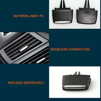 Замена зажима выпускного отверстия для кондиционера для BMW X5 E70 2006-2012, X6 E71 2008-2013 Front Row чёрный
