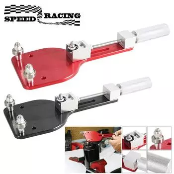 Заменить 77750 Регулируемый резак для масляного фильтра, автоматический режущий инструмент для автомобиля, подходит для диапазона 2-3/8 - 5 алюминиевый красный черный 1 шт. красный