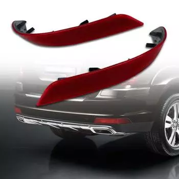 Заменить линзу отражателя заднего бампера 1648200974 1648201074 Отражатель стоп-сигнала заднего бампера для Mercedes GL-Class X164 2010-2012 CHINA