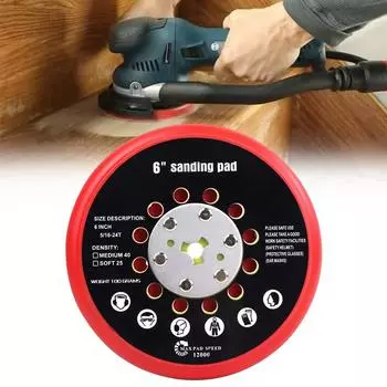 Замените подкладку, шлифовальные диски, шлифовальные инструменты, 6 дюймов