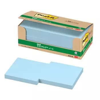 Заметка Заметка Синяя 75 x 75 мм 100 листов x 10 блокнотов Post-it 6541-B