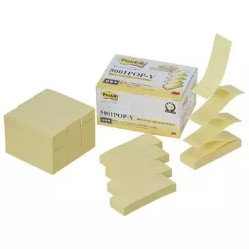 заметки липкие заметки сменный блок желтый 75 x 25 мм 100 листов x 20 блокнотов Post-it pop-up 5001POP-Y