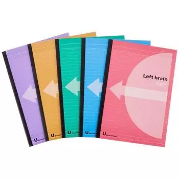 Заметки о логическом мозге Накабаяши, предметы левого полушария мозга, B5, комплект из 5 книг, № B548U-5P