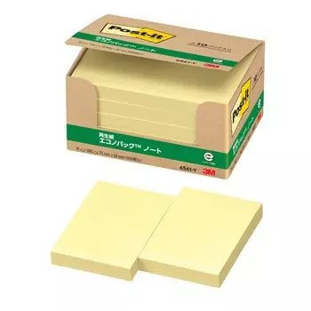 Заметки желтые 75 x 50 мм 100 листов x 10 блокнотов Post-it 6561-Y