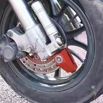 Замки для мотоциклов Навесной замок Противоугонный замок Защитный замок Многофункциональный дорожный велосипед Дисковые тормозные замки One Size чёрный