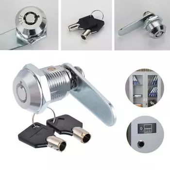 Замки для ящиков для инструментов Почтовый ящик Цилиндровый замок с резьбой Трубчатый кулачковый замок Мебельный замок Замок для ящика шкафа Мебельная фурнитура Двери для автофургона