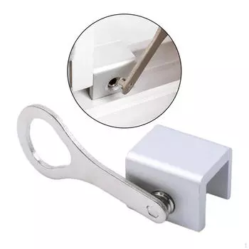 Замки для раздвижных окон, защелки безопасности, алюминиевый сплав, простая установка, стопорный клин для