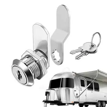 Замки для шкафов из цинкового сплава для автофургонов с ключами, замки для шкафов для кемпинга, защелки для отсеков автофургонов, замки для караванов, яхт, лодок