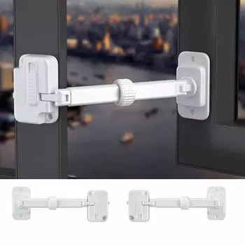 Замки с защитой от детей Замки для окон с защитой от взлома Замки для окон и дверей с защитой от ударов Защита от детей Средства защиты младенцев белый