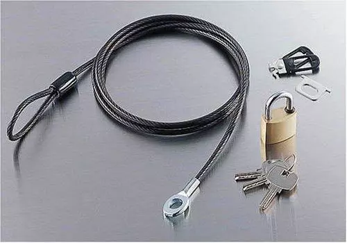 Замок безопасности для мыши ноутбука ELECOM с углублением под ключ [модель 2006 года] и ESL-23DR