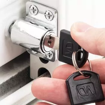 Замок безопасности для окон, замки для раздвижных дверей с 2 ключами, защита от детей, противоугонная защита, набор защелок для дверей серебряный