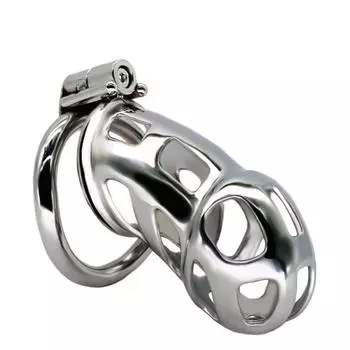 Замок целомудрия CB для мужчин, клетка для пениса из нержавеющей стали, секс-игрушка для взрослых, клетка для члена, кольцо для пениса, БДСМ, игра, раб, фетиш, кольцо для пениса 40mm