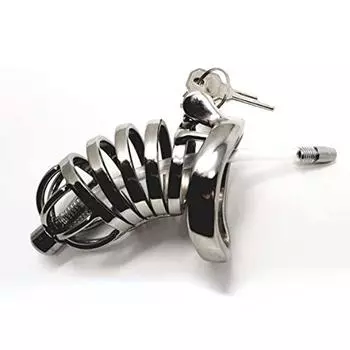 Замок целомудрия для мужчин с удлиненной клеткой 40mm