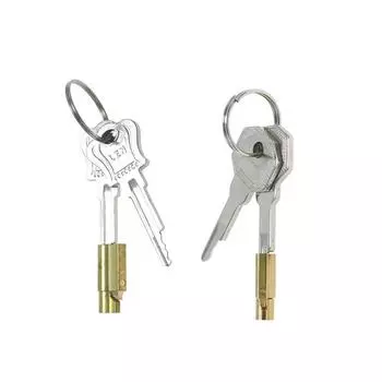 Замок целомудрия Клетка для птиц для пениса Устройство целомудрия Аксессуары Цилиндр замка Цилиндр замка из латуни Цельный взрослый LEN Style/9/10Open Rate