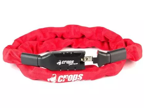 Замок цепи Crops 6 мм x 1100 мм циферблат Приблизительные настройки PIN-кода K5-66 5-значный 100 000 CP-K5-66-04 (красный) красный