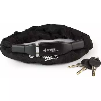 Замок цепной 6 мм x 1100 мм с углублением под ключ K4-66 CP-K4-66-01 (черный) чёрный