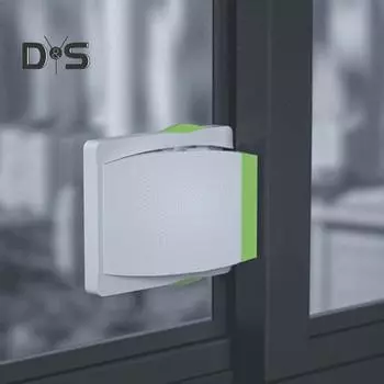 Замок для безопасности детей. Безопасные окна, двери. Предотвращение несчастных случаев. Защита от падения. Универсальный уникальный дизайн. Замок от детей. зелёный