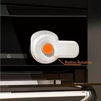 Замок для дверцы духовки для безопасности Защита детей Детский ящик Шкаф для посуды белый