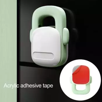 Замок для дверцы духовки с защитой от детей, многоцелевая кухонная микроволновая печь, посудомоечная машина, дезинфекционный шкаф, дверца холодильника, замок с защитой от детей, пряжка безопасности для защиты от детей светло-зеленый