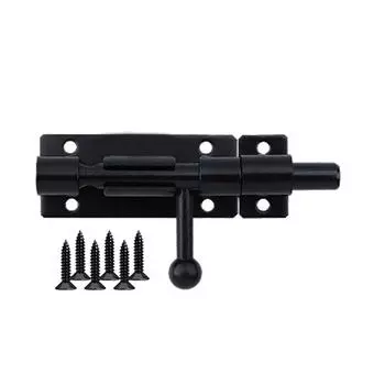 Замок для двери из нержавеющей стали, прочные сдвижные задвижки, защелки, петля, замок для двери спальни с винтами для внутренней двери, долговечный A